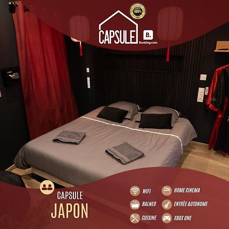 Capsule Japon - Jacuzzi - Netflix & Ecran Cinema - Xbox Lejlighed Trith-Saint-Leger Eksteriør billede