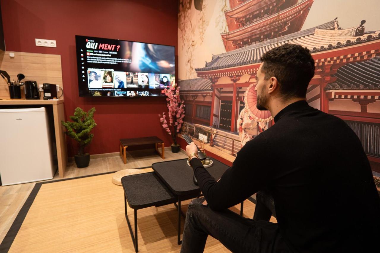 Capsule Japon - Jacuzzi - Netflix & Ecran Cinema - Xbox Lejlighed Trith-Saint-Leger Eksteriør billede