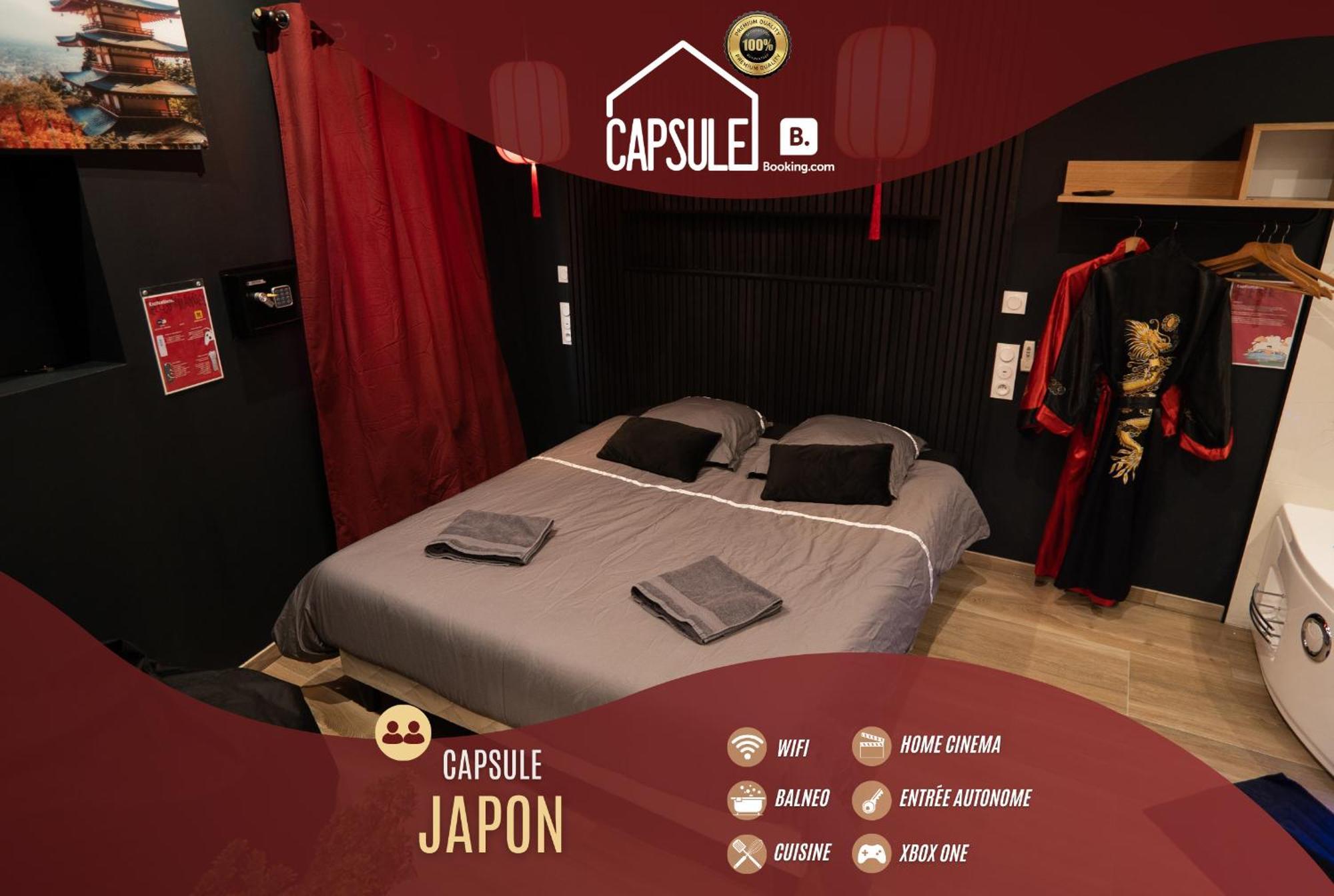 Capsule Japon - Jacuzzi - Netflix & Ecran Cinema - Xbox Lejlighed Trith-Saint-Leger Eksteriør billede